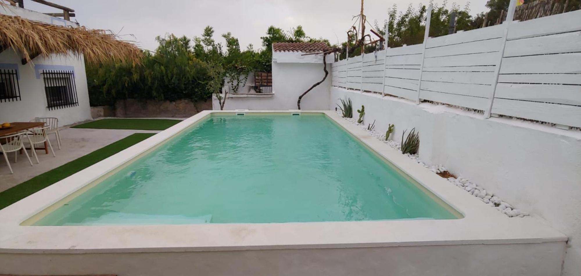 チクラナ・デ・ラ・フロンテーラ Casa, Piscina, Jacuzzi, Garaje, Barbacoa.ヴィラ エクステリア 写真