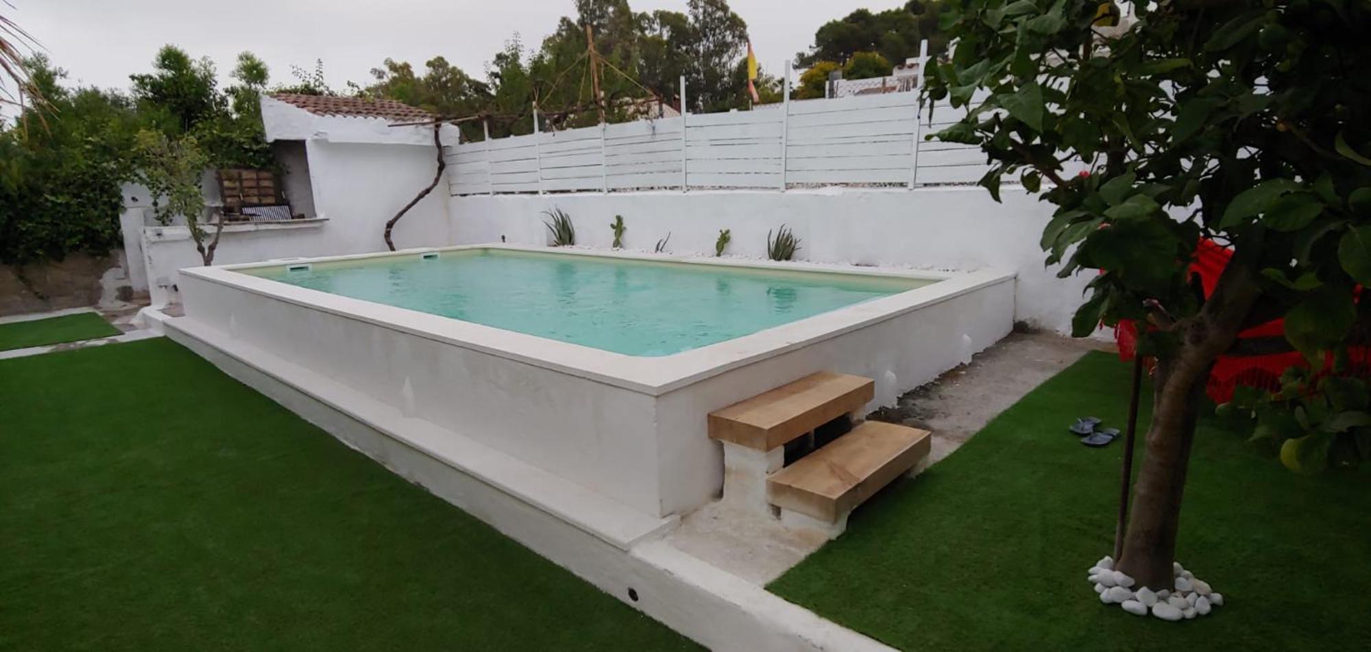 チクラナ・デ・ラ・フロンテーラ Casa, Piscina, Jacuzzi, Garaje, Barbacoa.ヴィラ エクステリア 写真