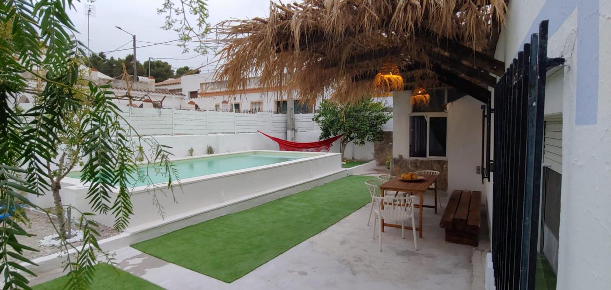 チクラナ・デ・ラ・フロンテーラ Casa, Piscina, Jacuzzi, Garaje, Barbacoa.ヴィラ エクステリア 写真
